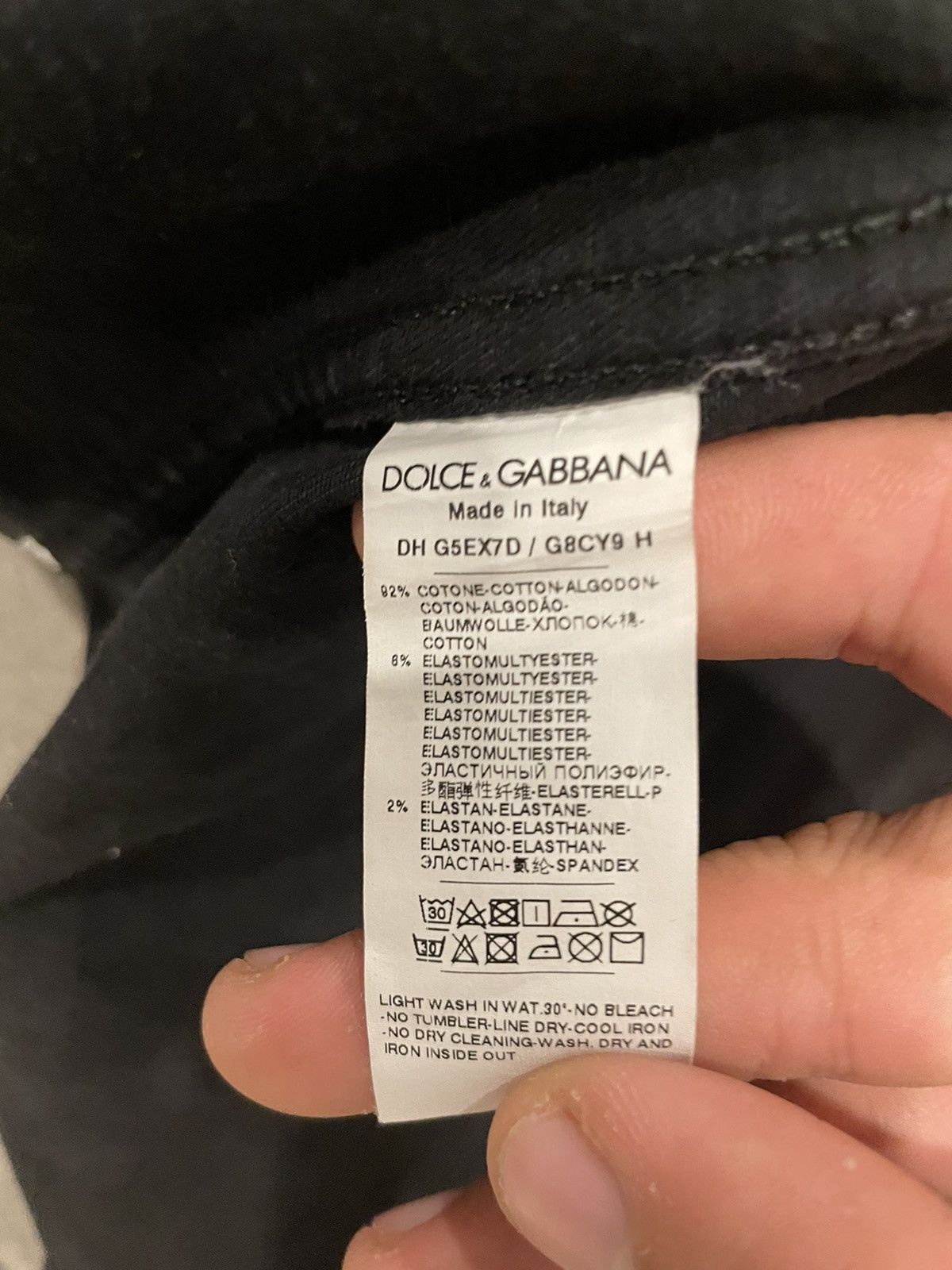 Dolce & Gabbana Dolce & Gabbana black denim jacket Size US S / EU 44-46 / 1 - 6 Thumbnail