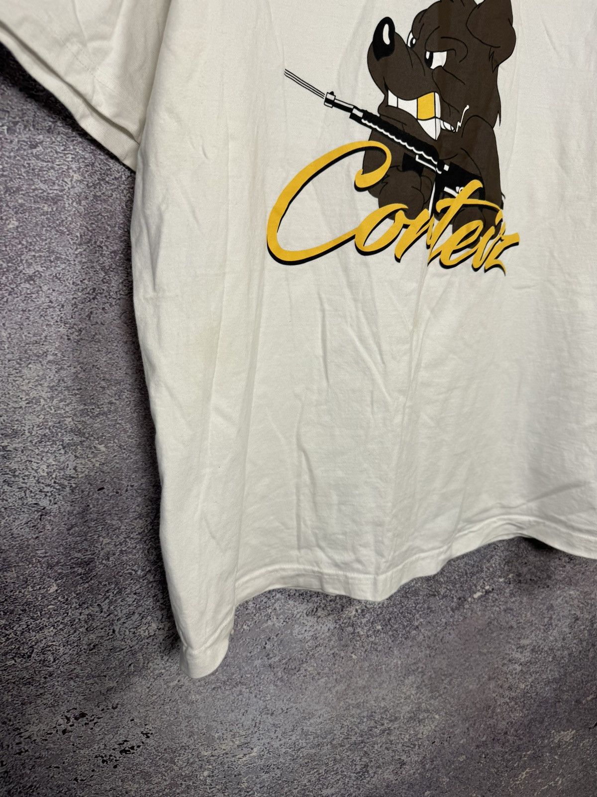 Corteiz Oversized Printed Logo T-Shirt Large
