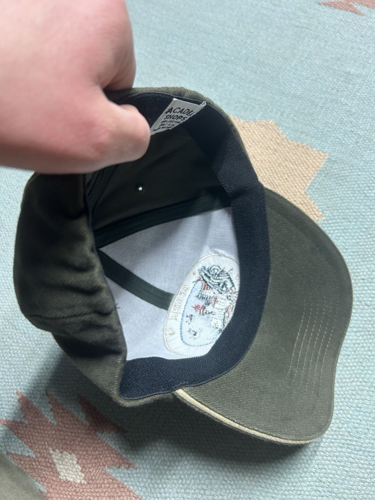 Vintage Vtg fitted hat baseball Acadia national park Maine adult S/M Size ONE SIZE - 7 Thumbnail