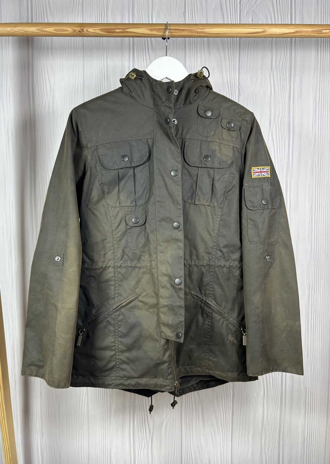 Barbour Barbour Winter Force Waxed Parka Jacket Size 10 Size M / US 6-8 / IT 42-44 - 1 Thumbnail