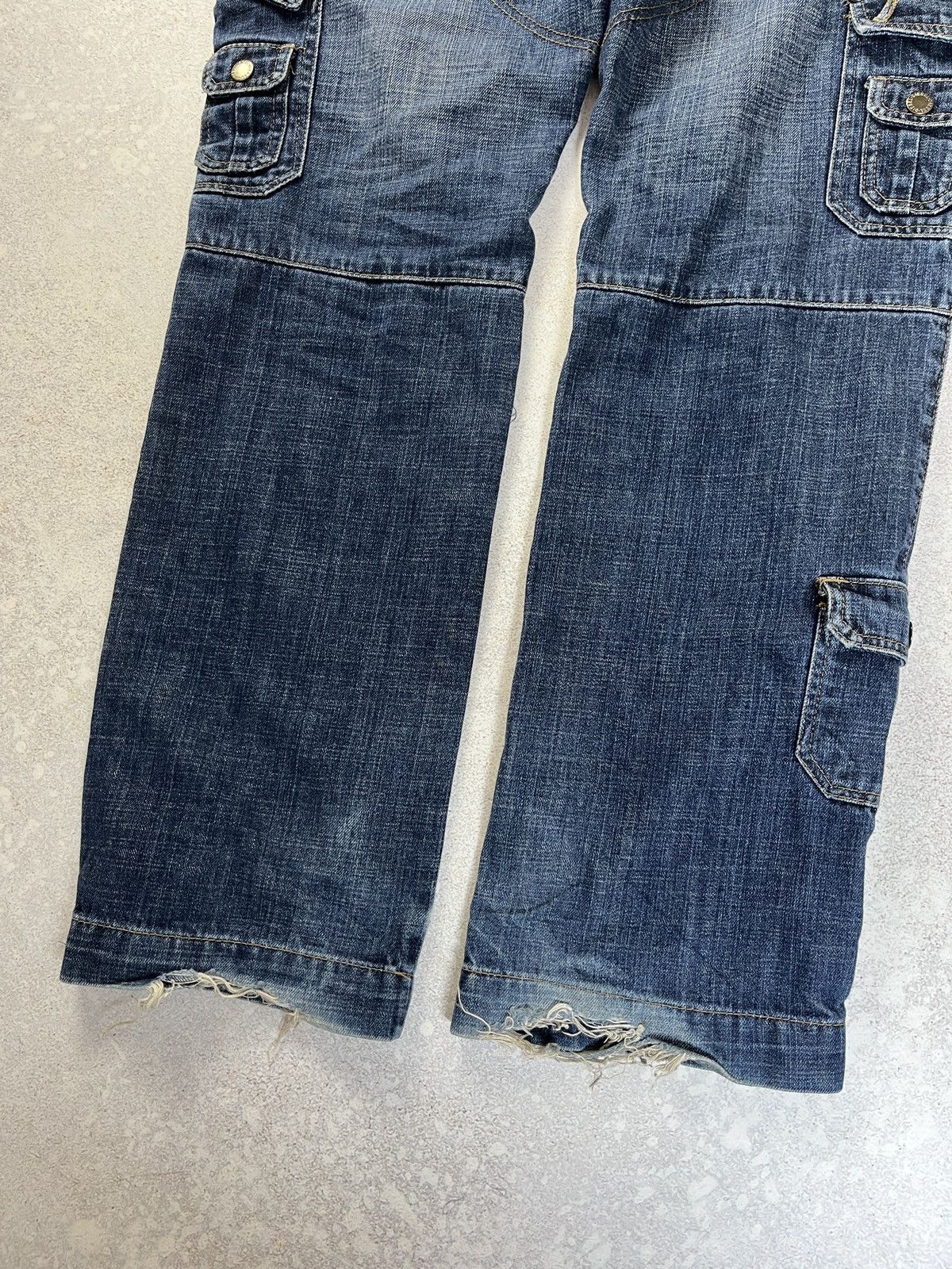Diesel Diesel Y2K Multipocket Cargo Patchwork Denim Japanese Jeans Size US 34 / EU 50 - 2 Thumbnail