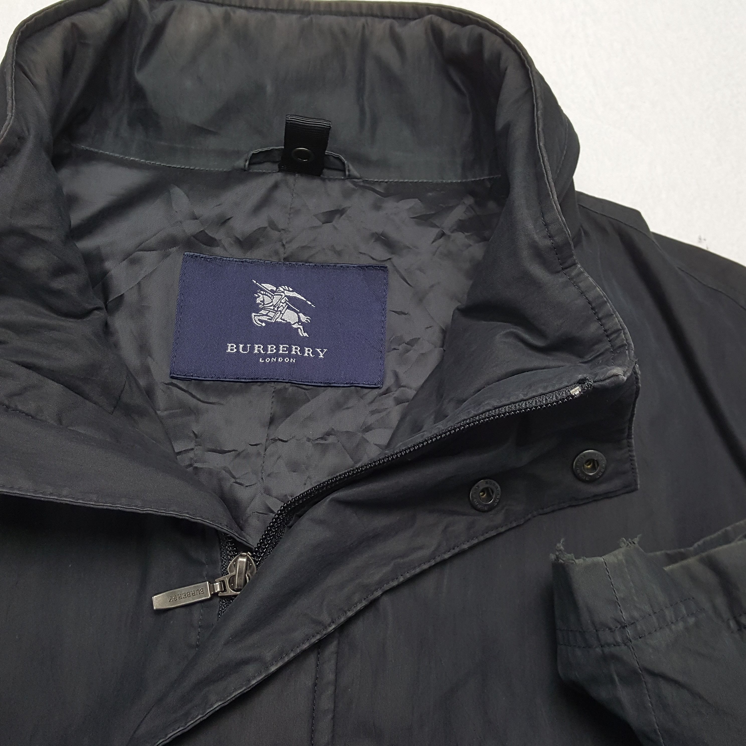 Burberry × Vintage BURBERRY LONDON Winter Style Custom Art Jacket Size US XL / EU 56 / 4 - 9 Thumbnail