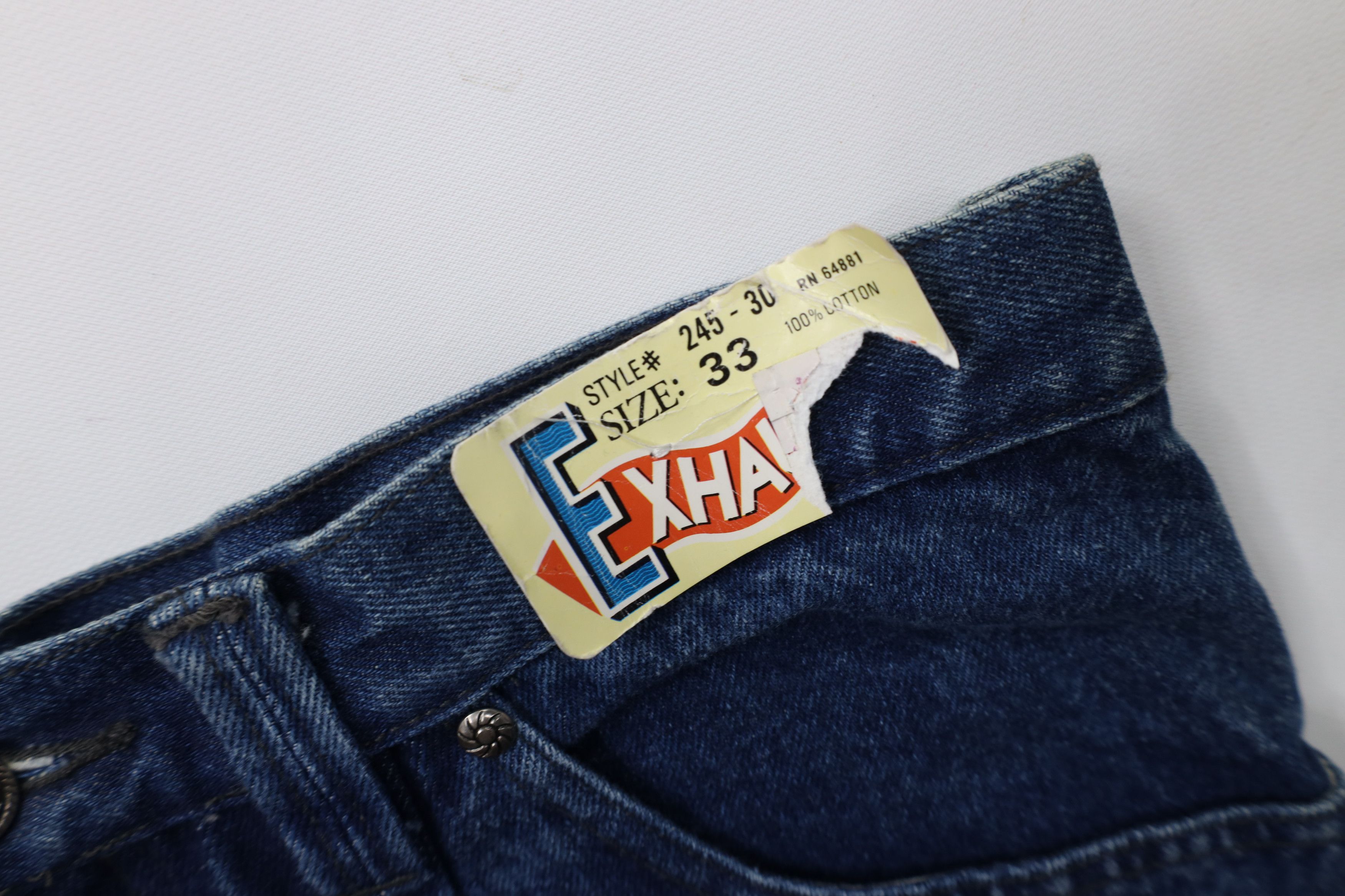 Vintage Deadstock Vintage 90s Streetwear Skateboard Jeans 8 Ball Size US 33 - 8 Thumbnail
