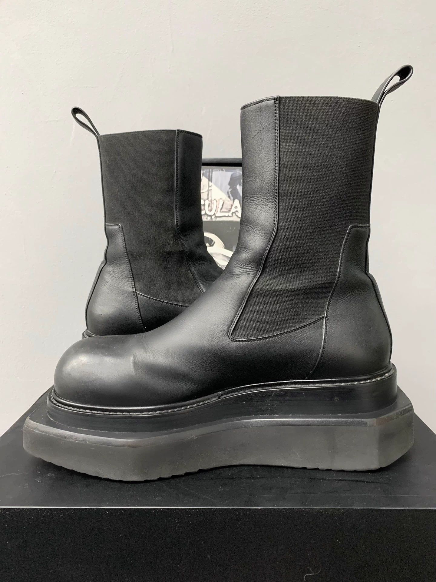 Rick Owens Rick Owens runway platform high boots Size US 9 / EU 42 - 4 Thumbnail