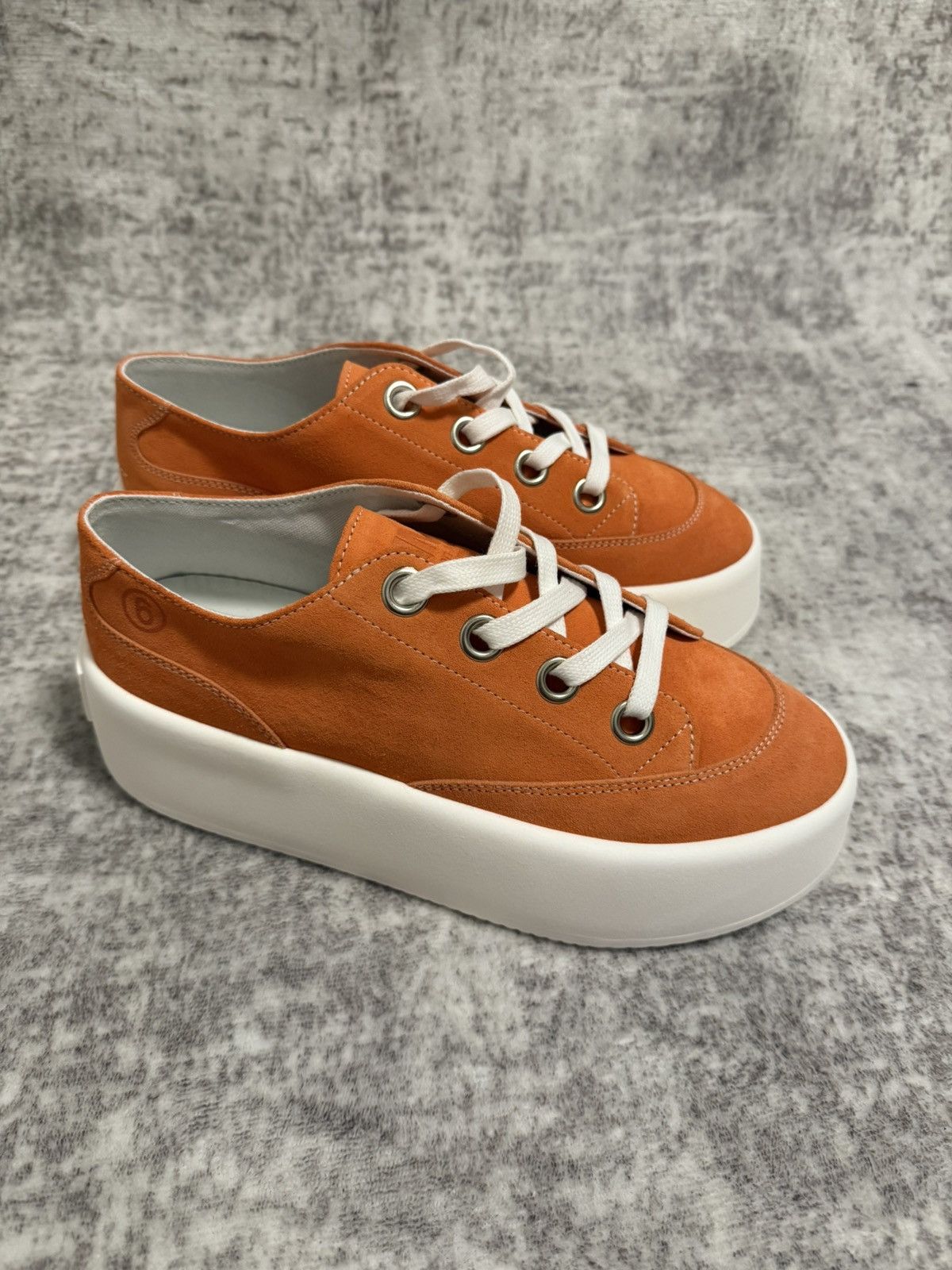MM6 MM6 Maison Margiela Suede Low-Top Sneakers Size US 9 / IT 39 - 4 Thumbnail