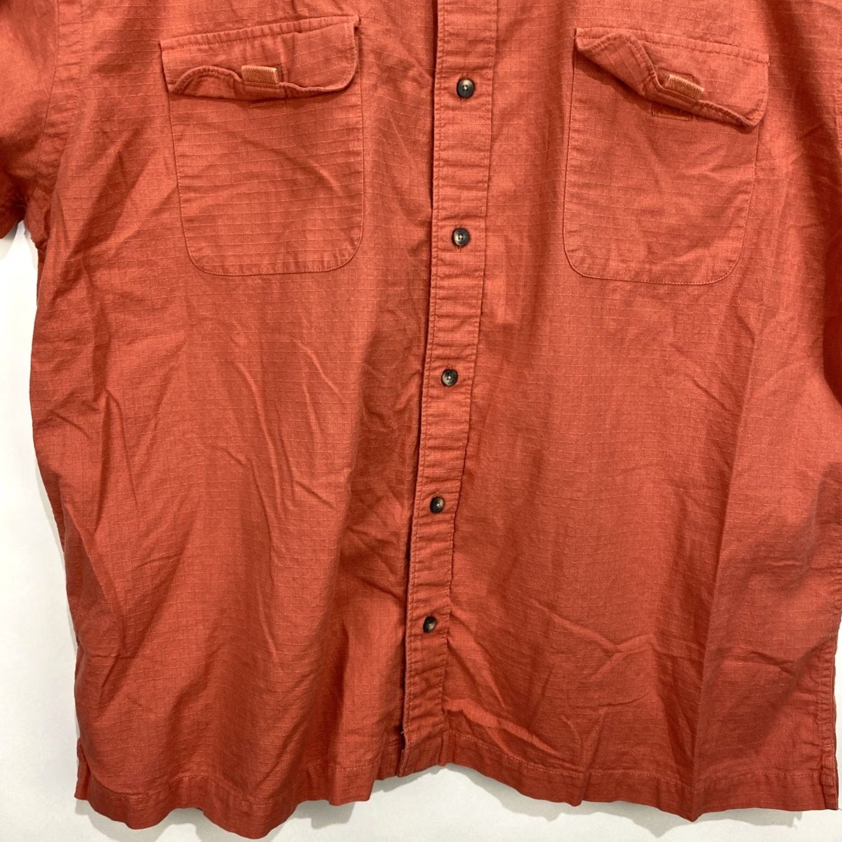 Vintage RedHead Turkey Gobbler Design Short Sleeve Casual Shirt XL Button-Down Cotton Mens Pink Turkey Graphic Holiday Size US XL / EU 56 / 4 - 6 Thumbnail
