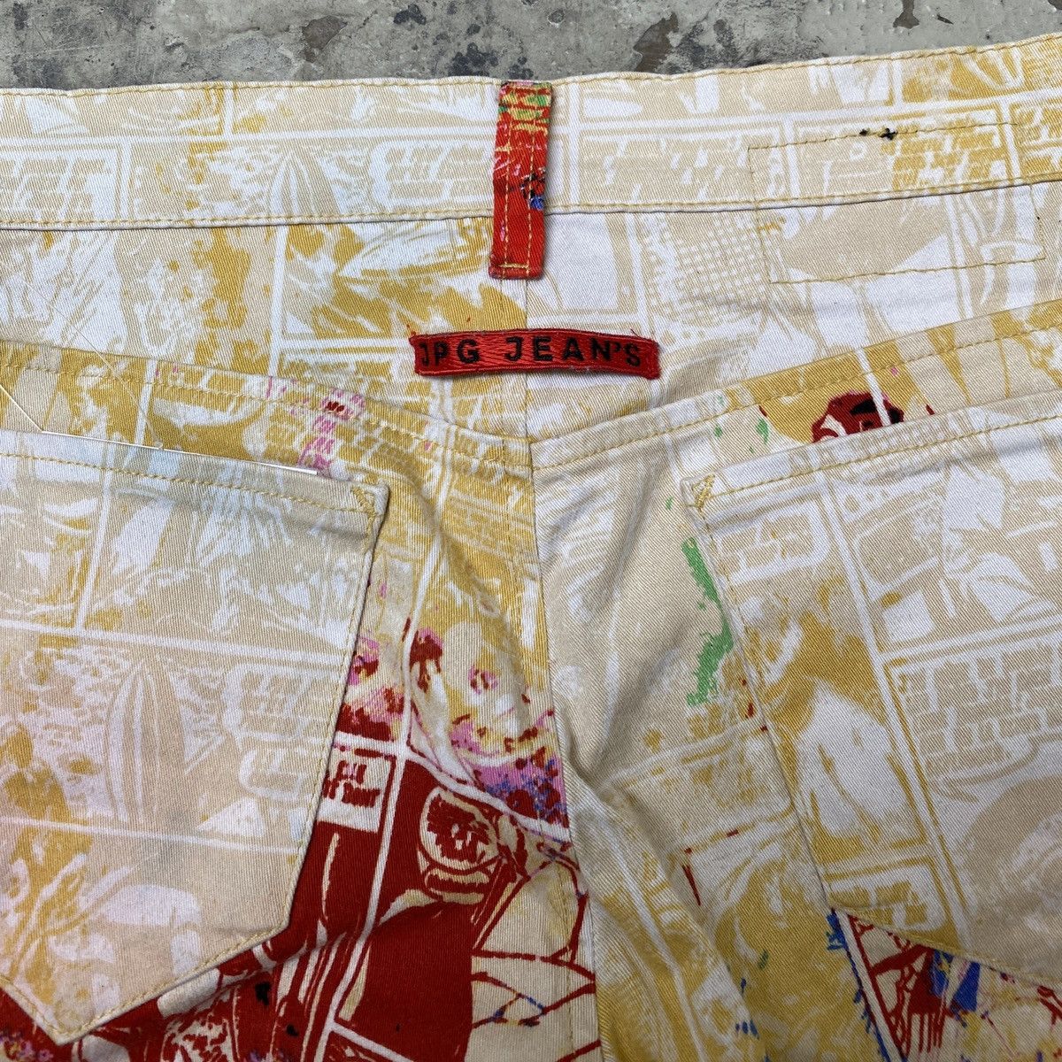Jean Paul Gaultier Jean Paul Gaultier Comic Book « SAFE SEX » Straight Pants Size 30" / US 8 / IT 44 - 7 Thumbnail