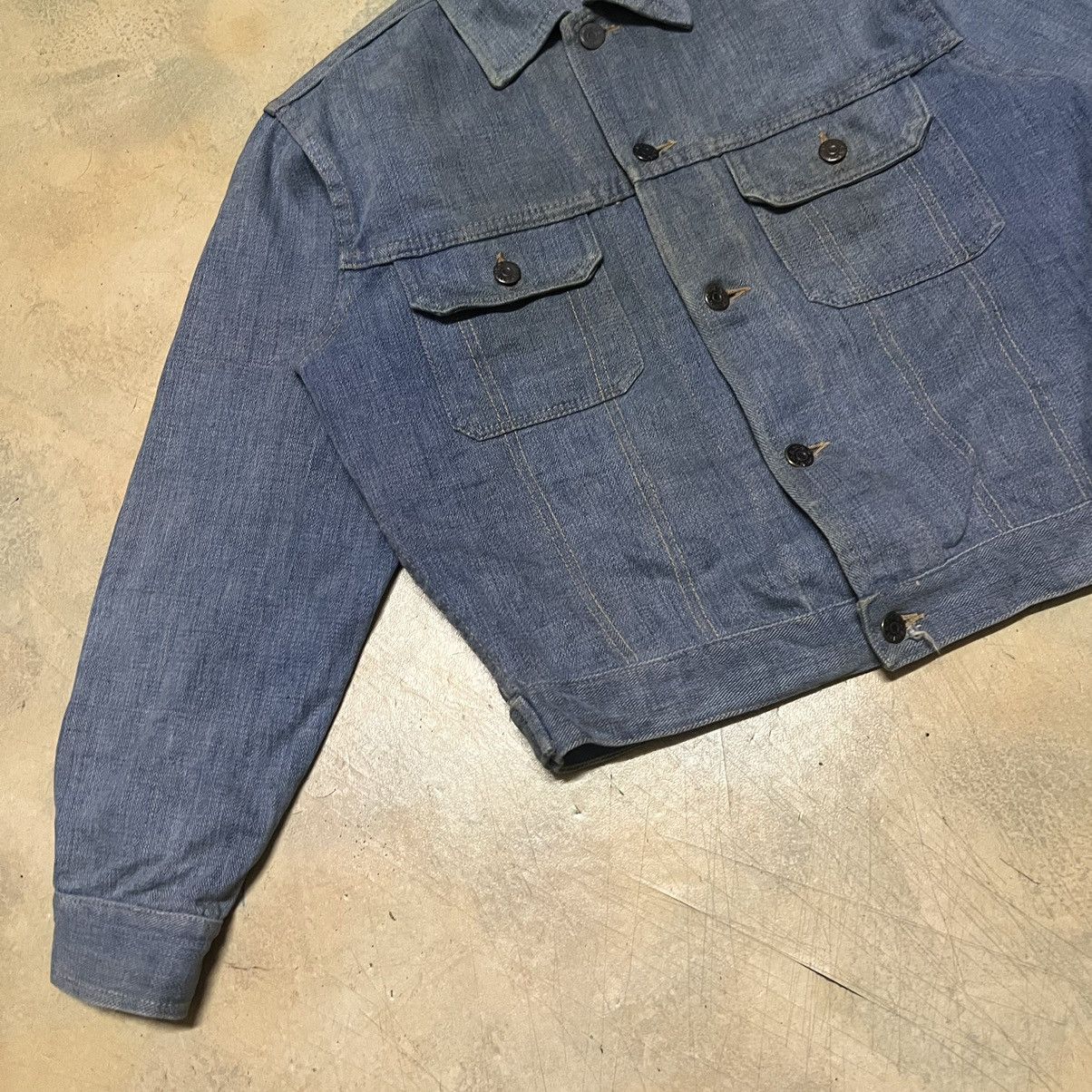 Japanese Brand × Vintage Distress Denim Jacket Size US M / EU 48-50 / 2 - 4 Thumbnail