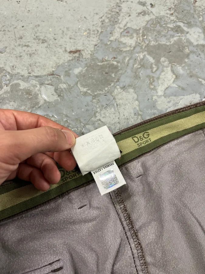 Dolce & Gabbana 2000s Dolce & Gabbana Baggy Brown Cargo Pants Size US 32 / EU 48 - 11 Thumbnail