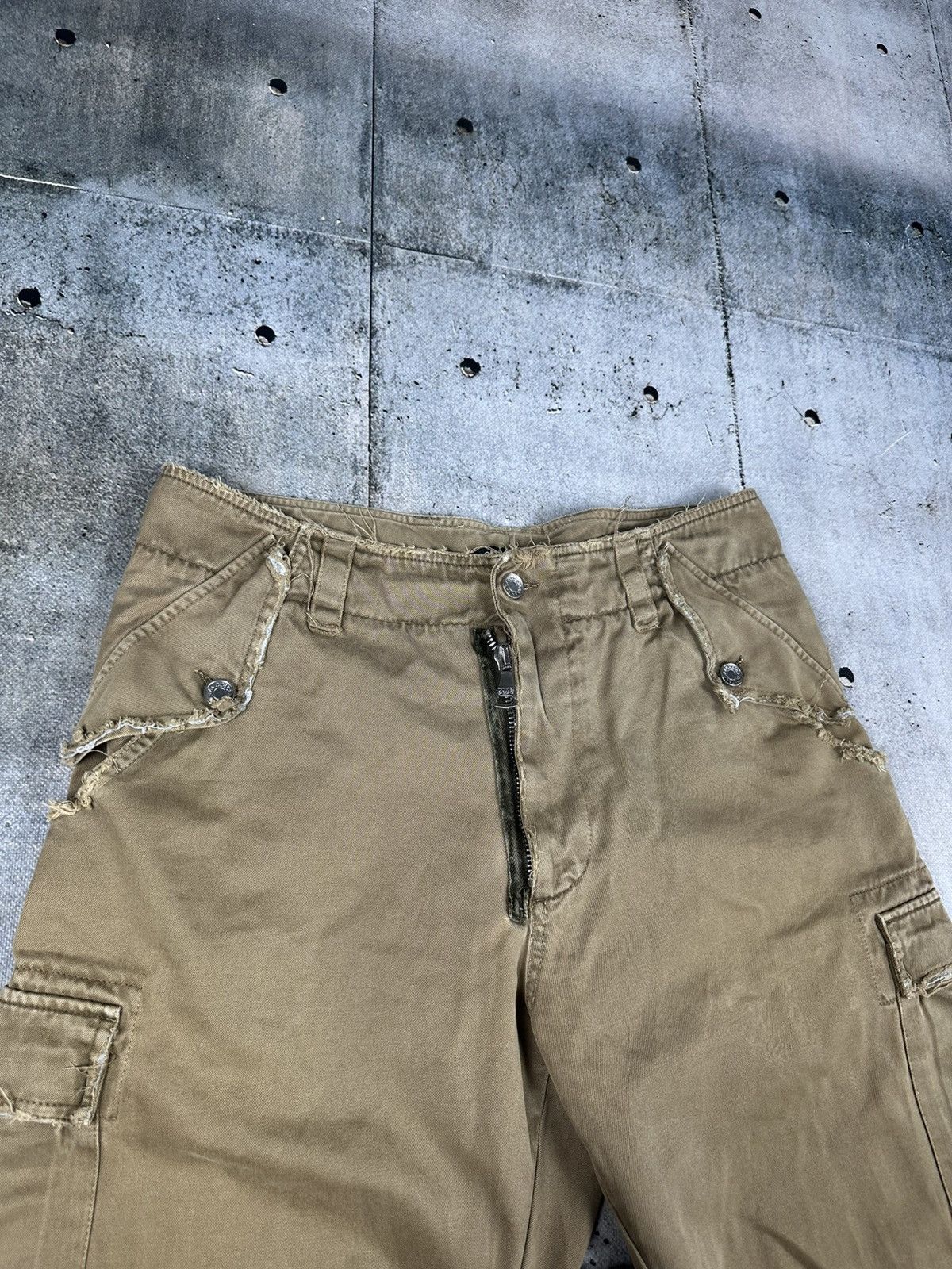 Dolce & Gabbana Dolce Gabanna Archival Cargo Pants Combat Zippers Size US 35 - 5 Thumbnail