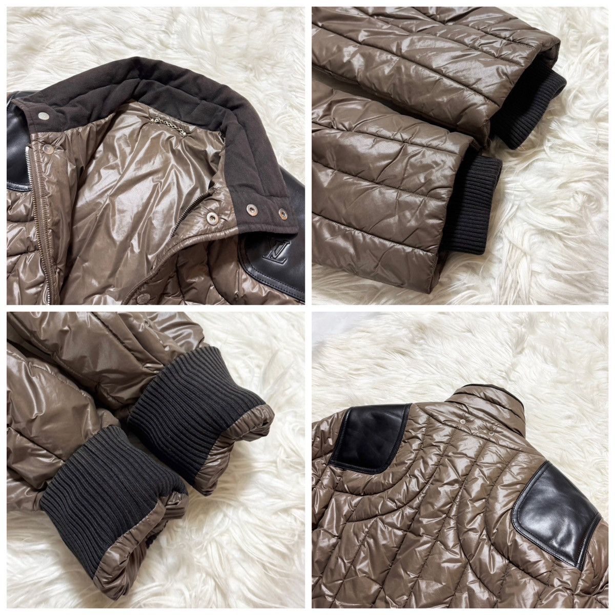Louis Vuitton Louis Vuitton leather LV logo nylon Jacket 44 Size US S / EU 44-46 / 1 - 3 Thumbnail