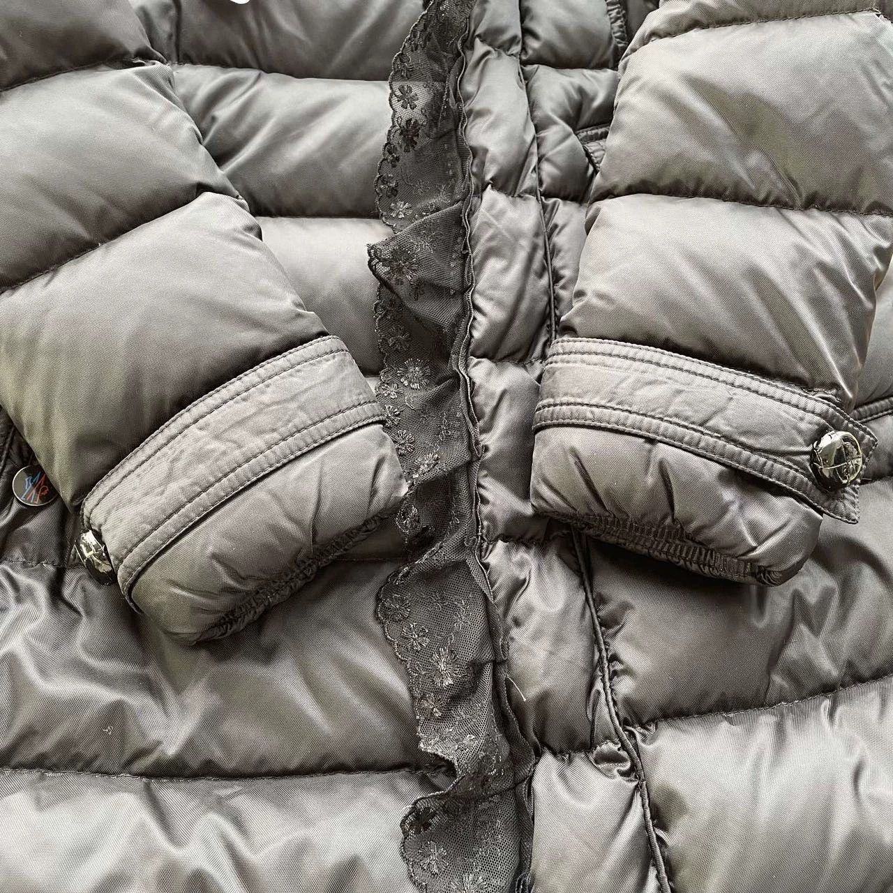 Moncler Moncler Women's Matte Black Down Jacket 98 New 0 Size XS / US 0-2 / IT 36-38 - 3 Thumbnail