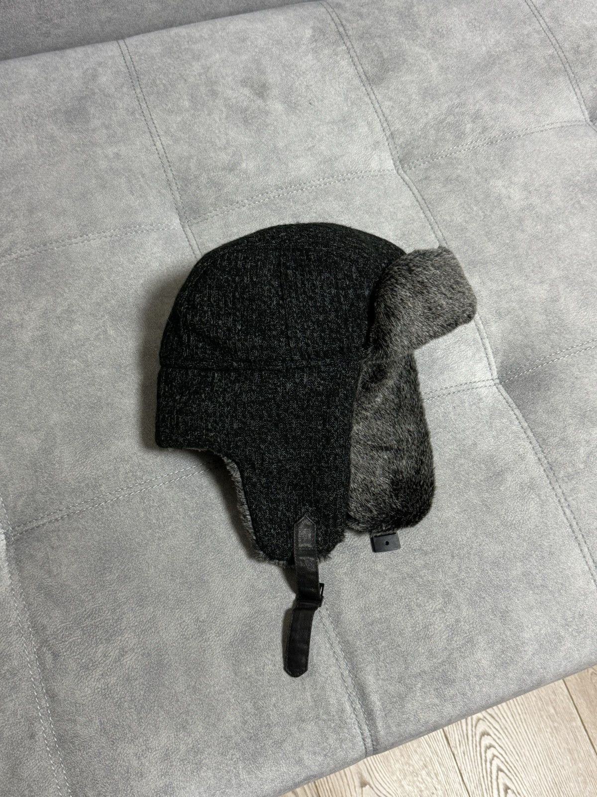 Japanese Brand × Vintage Vintage Hype Trapper winter Fur Y2K Fluffy Hat Ushanka Faux Size ONE SIZE - 2 Thumbnail