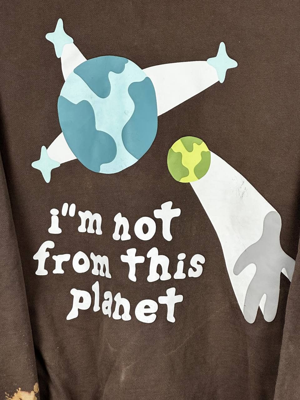 Broken Planet Broken Planet Hoodie “Not From This Planet” Brown Size M Size US M / EU 48-50 / 2 - 4 Thumbnail
