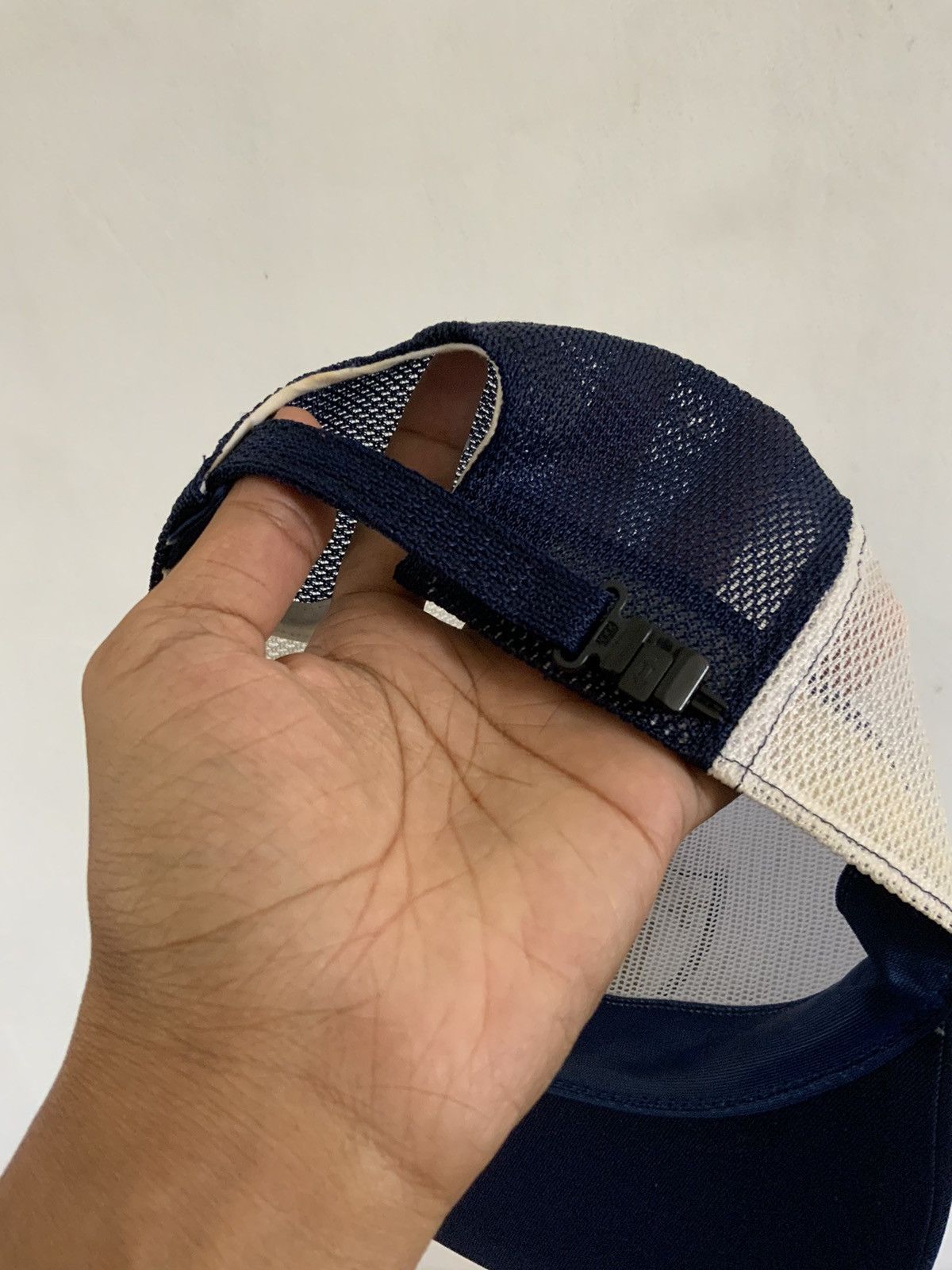 Japanese Brand Vintage Indigo K.H.B.H Trucker Hat Size ONE SIZE - 9 Thumbnail