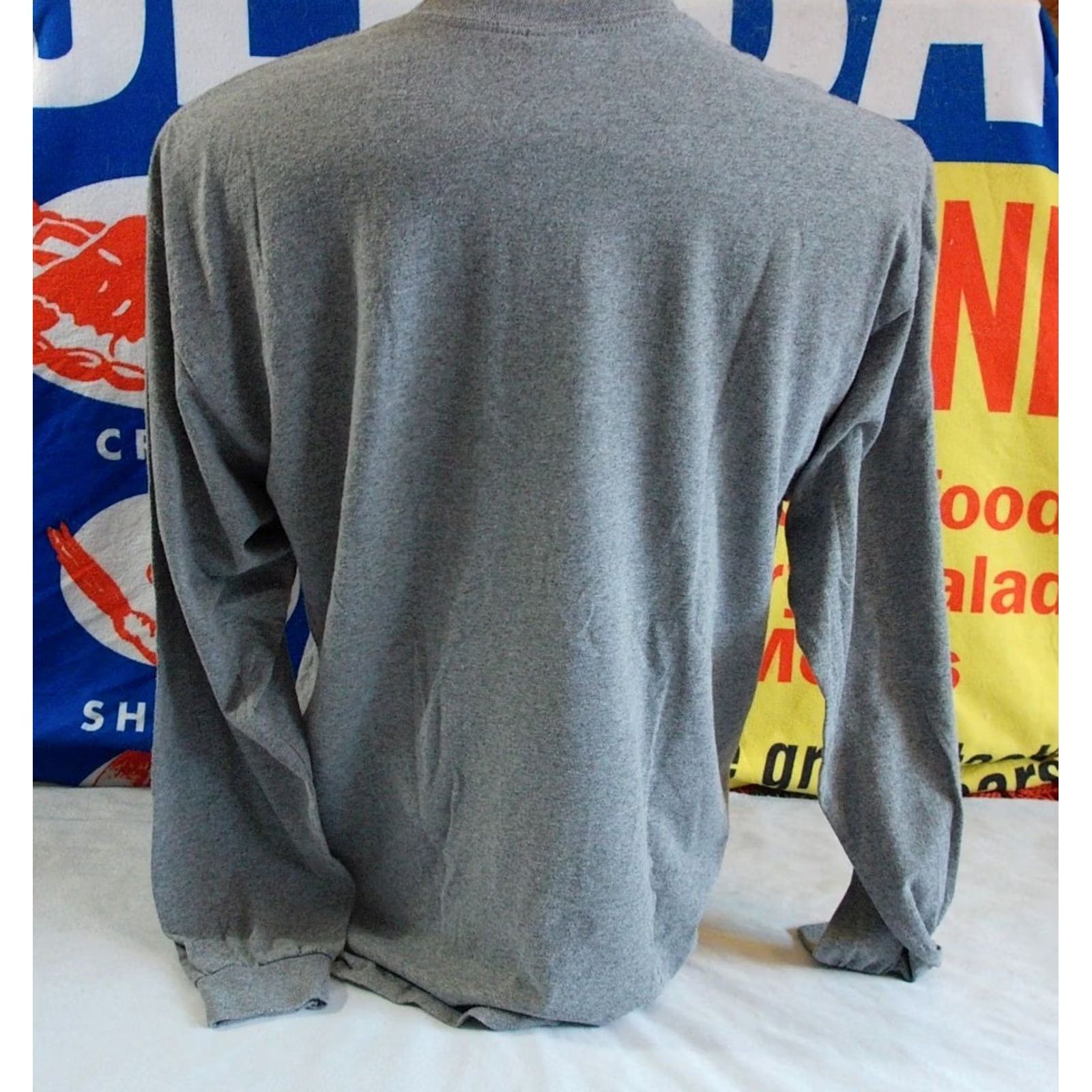 Gildan Vintage Van Deusen Hot Rods Long Sleeve Shirt - Mens XL, Knit - Gray (1998-2029) Size US XL / EU 56 / 4 - 4 Thumbnail