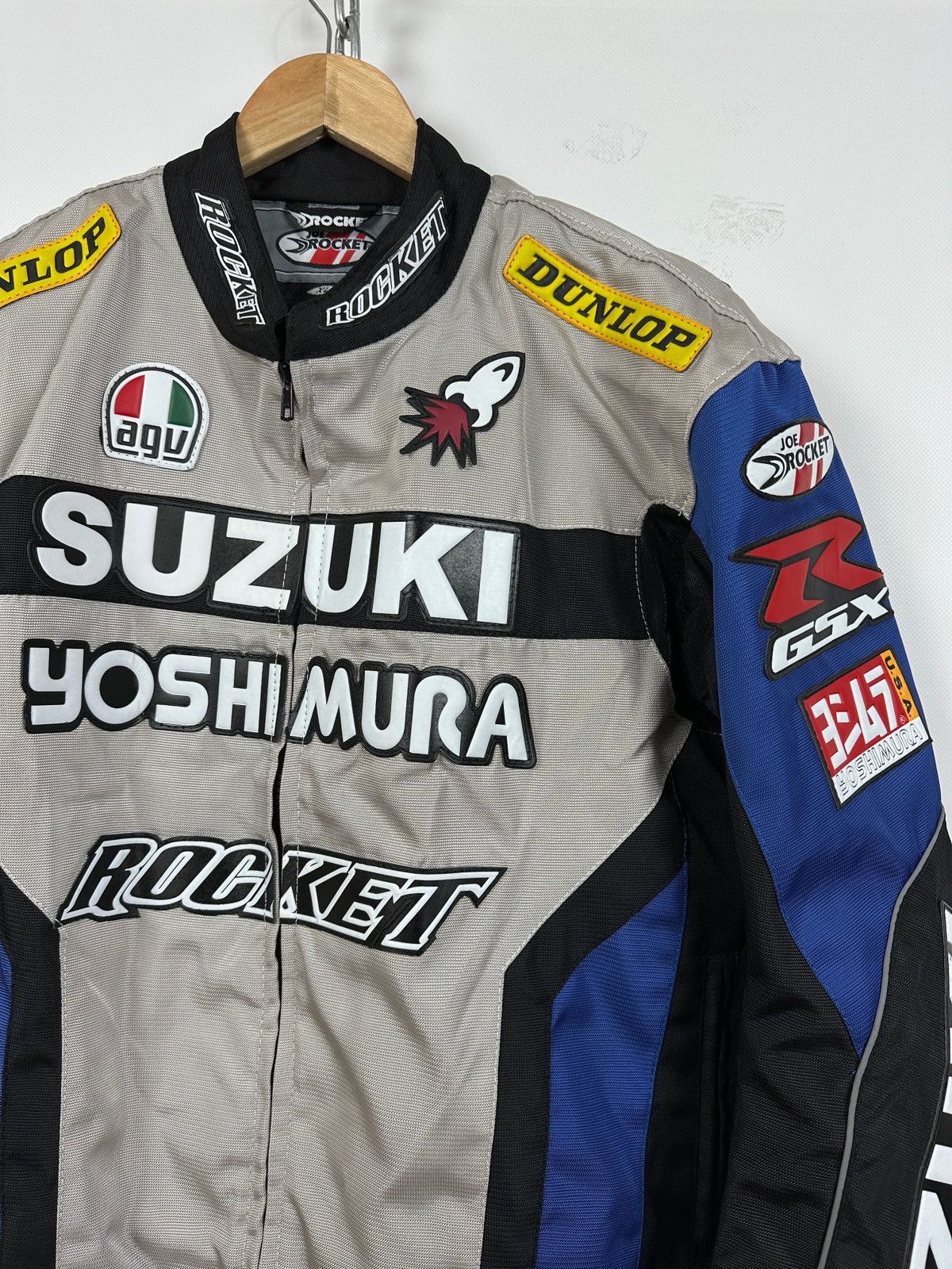 Formula 1 Vintage Suzuki Yoshi Mura Rocket Moto Racing Jacket Size US XL / EU 56 / 4 - 10 Thumbnail