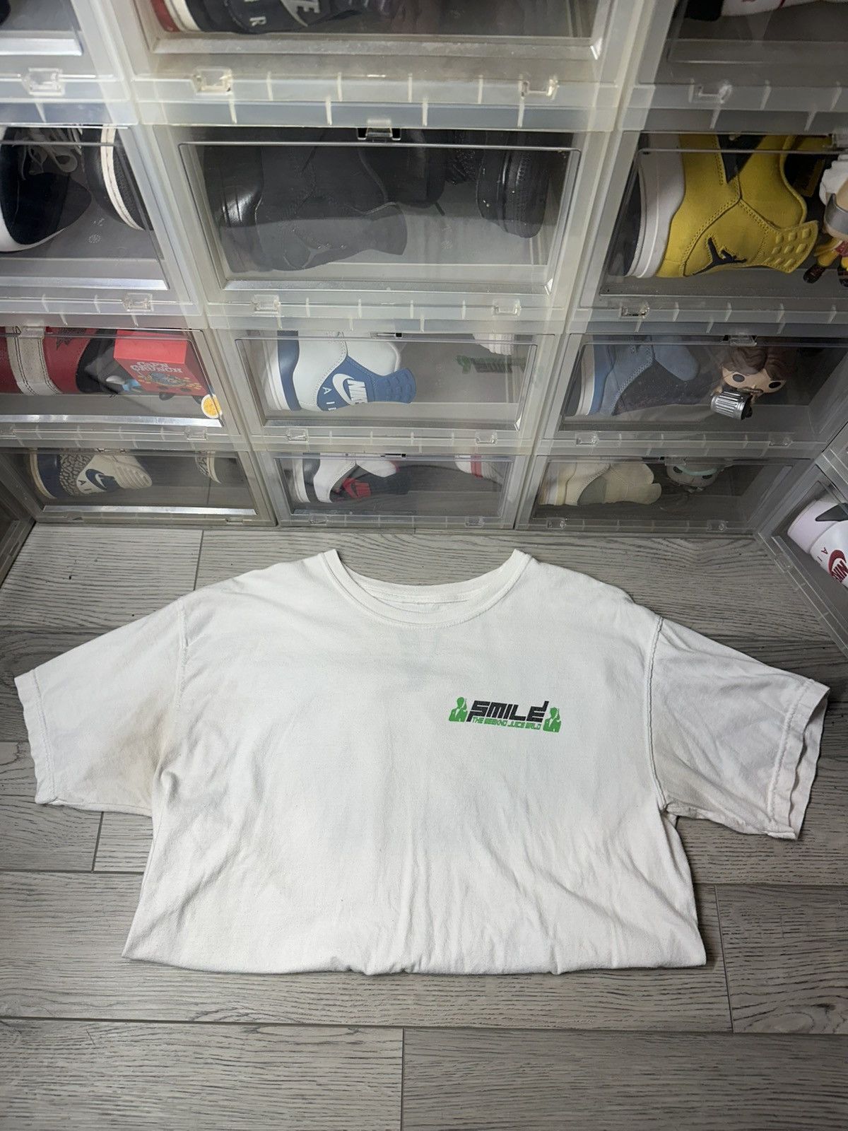 Vlone Juice Wrld x XO x Vlone Double Agent Tee Natural | Grailed