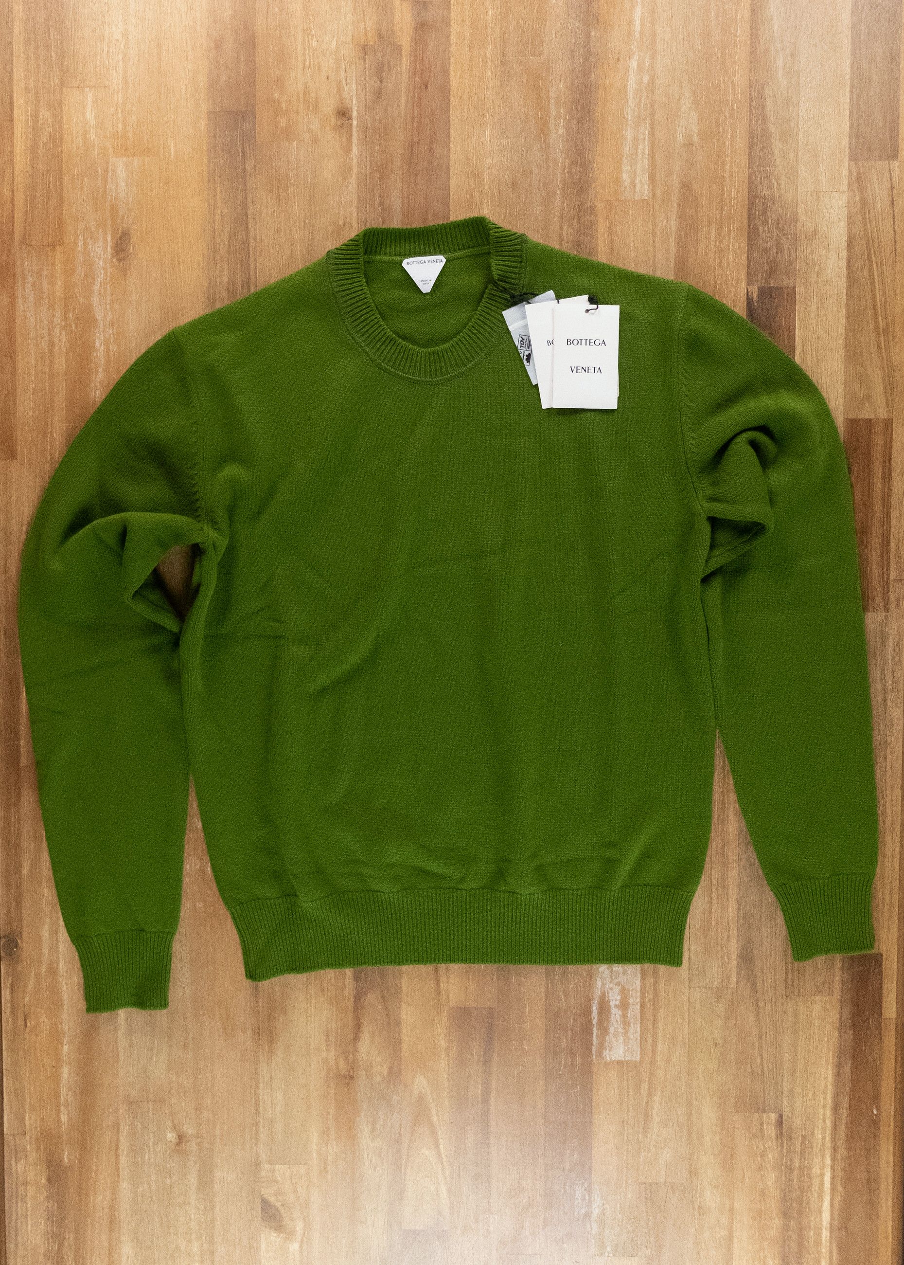 Bottega Veneta BOTTEGA VENETA Jalapeno green cashmere sweater