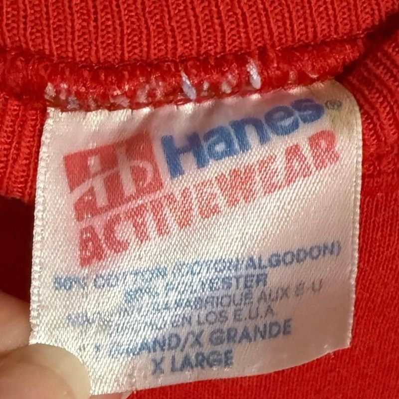 Hanes Vintage Chicago Bulls Crewneck Size US XL / EU 56 / 4 - 4 Thumbnail
