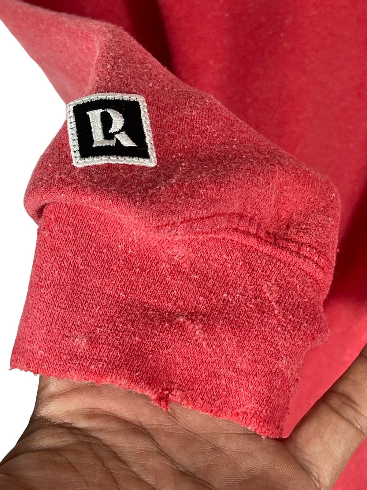 Liberaiders Liberaiders Red Distress Logo Hoodie XL Size US XL / EU 56 / 4 - 11 Thumbnail