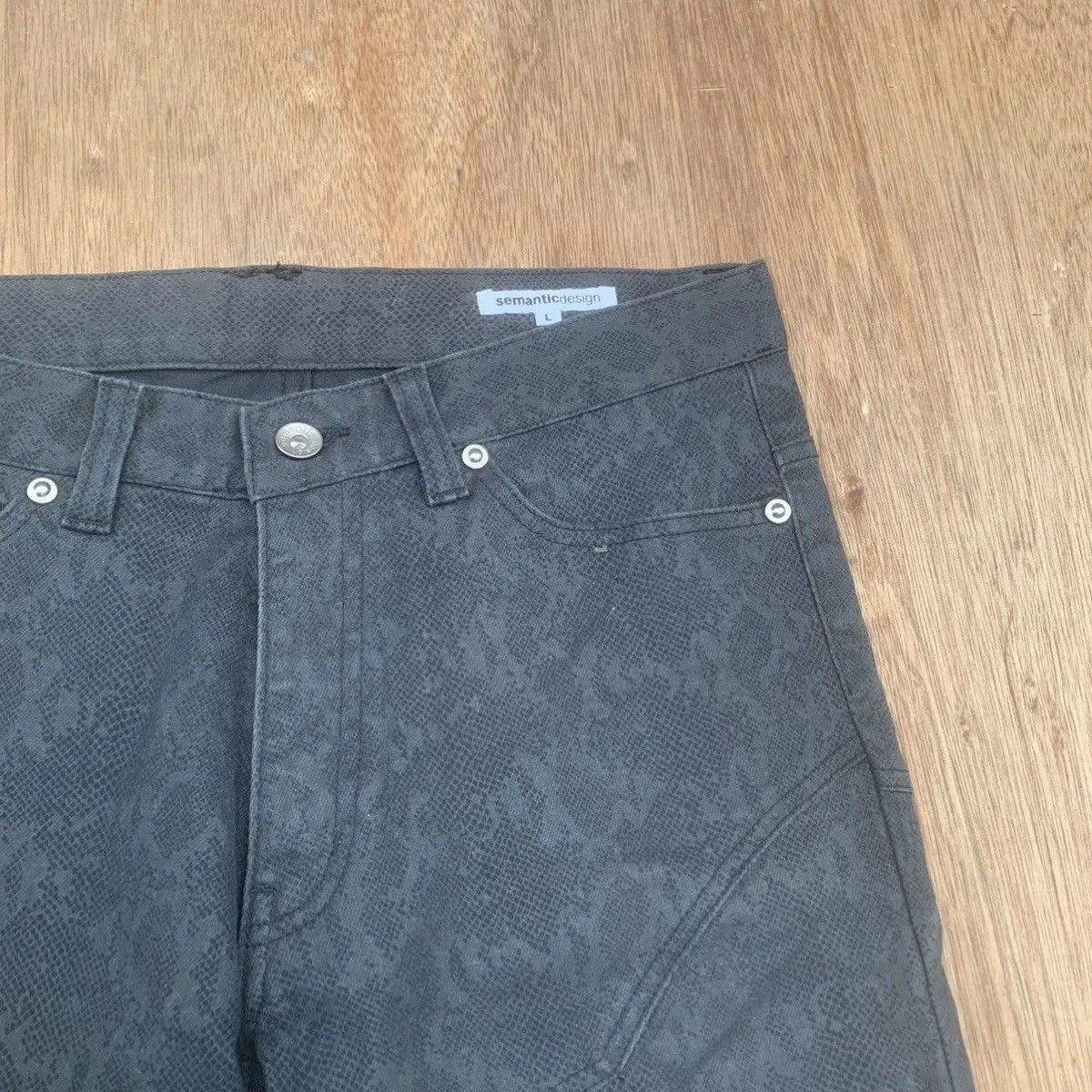 Hysteric Glamour RARE ‼️ SEMATIC DESIGN JEANS 30x33 TROUSERS FLARE ARTS PANTS Size US 30 / EU 46 - 5 Thumbnail