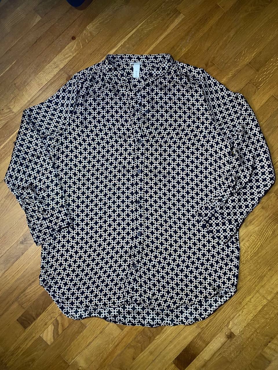 H&M H&M x Richard Allen printed airy shirt Size L / US 10 / IT 46 - 1 Thumbnail