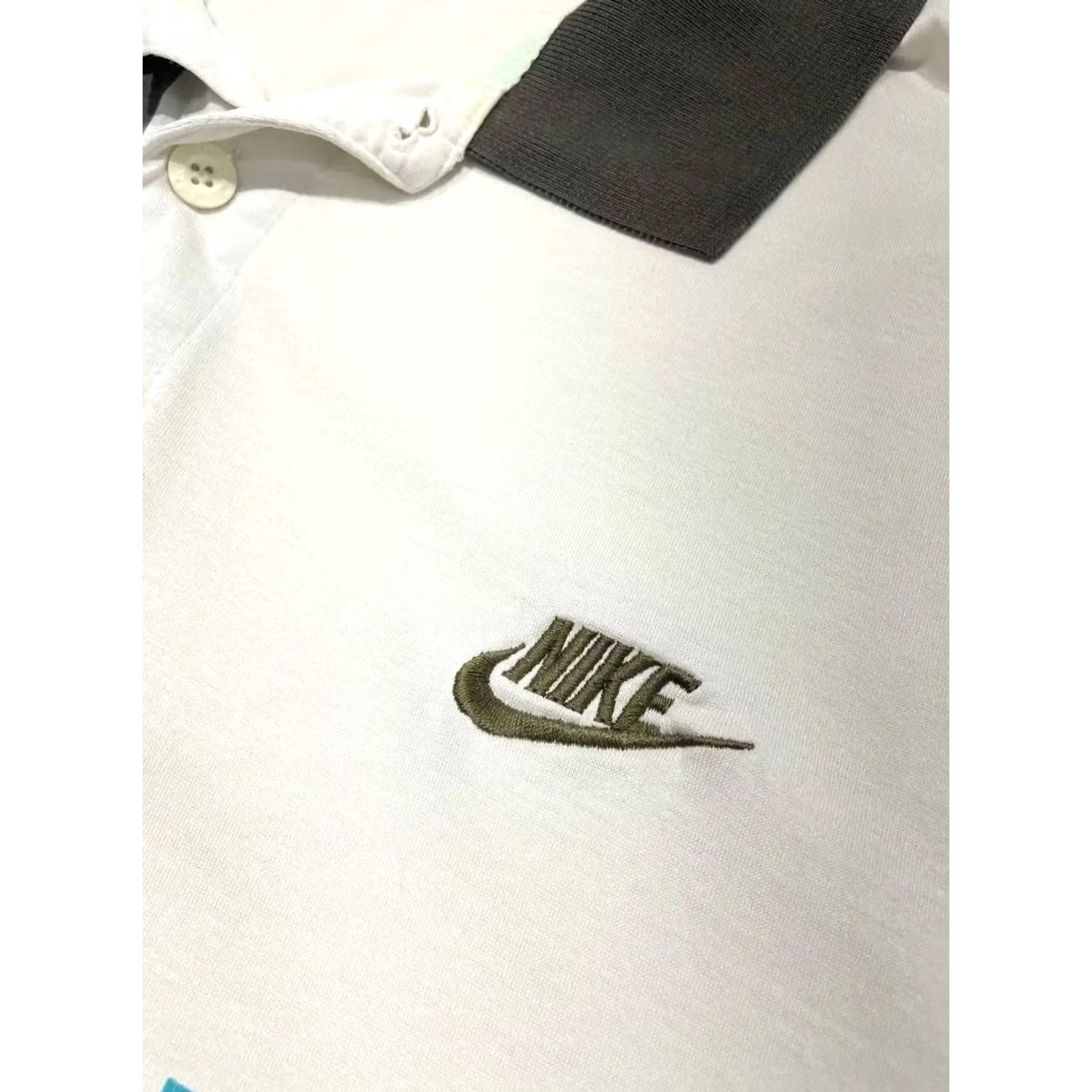 Nike VINTAGE Nike Challenge Court Polo Shirt Andre Agassi 1990s White Men Size 2XL Size US XXL / EU 58 / 5 - 4 Thumbnail