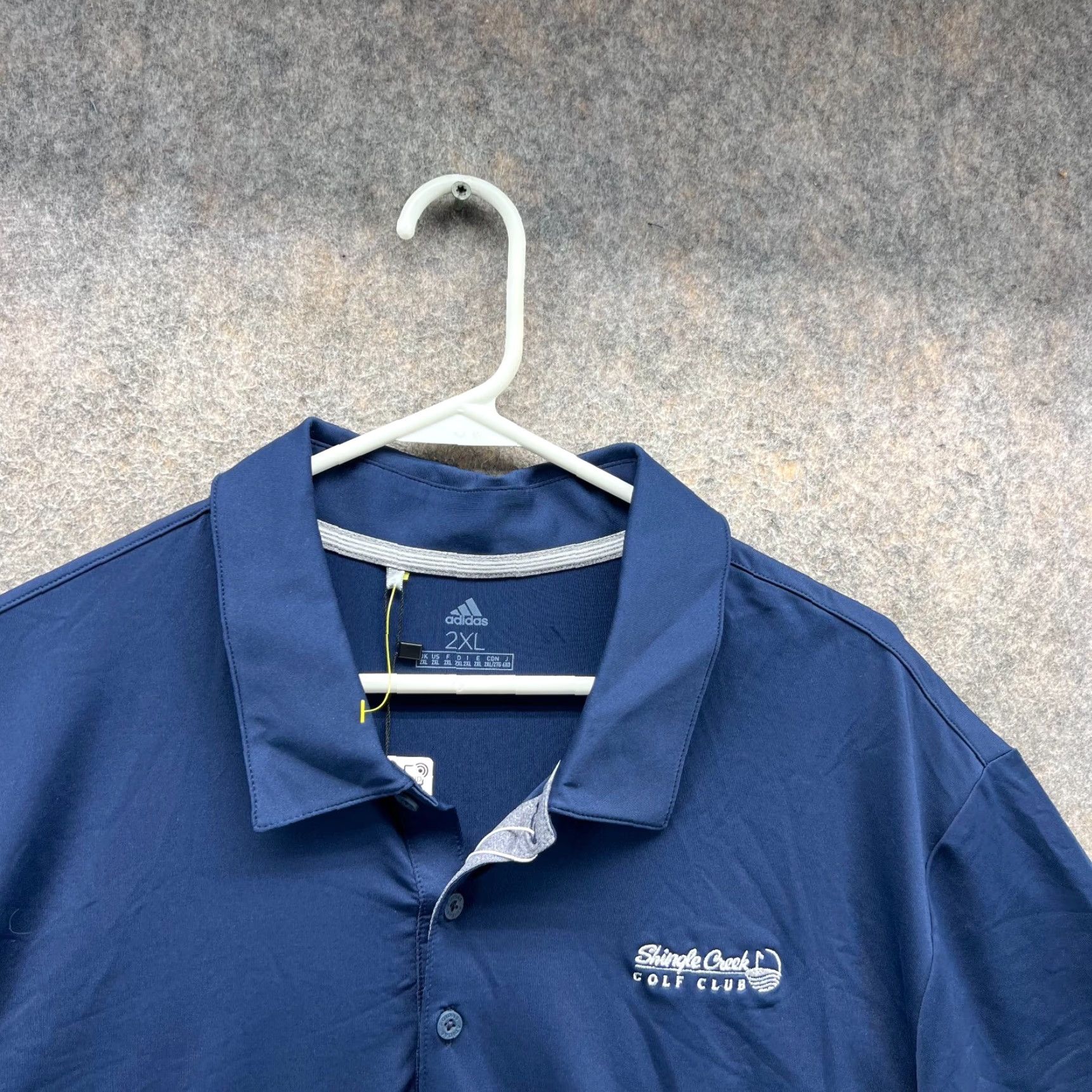 Adidas Adidas Polo Shirt Men 2XL Blue Polo Shirt Polo Shirt Short Sleeve Casual Golf Blue 2XL Mens Size US XXL / EU 58 / 5 - 6 Thumbnail