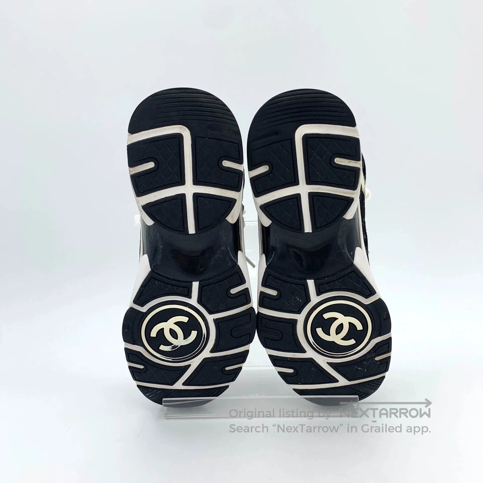 Chanel Chanel Logo Print Casual Sneakers. Size US 5 / IT 35 - 5 Thumbnail
