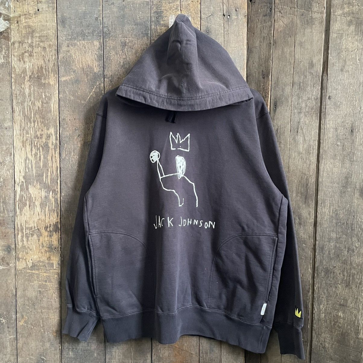 Jean-Michel Basquiat × Uniqlo Jean Michel Basquiat Sunfaded Hoodie Size US L / EU 52-54 / 3 - 1 Thumbnail
