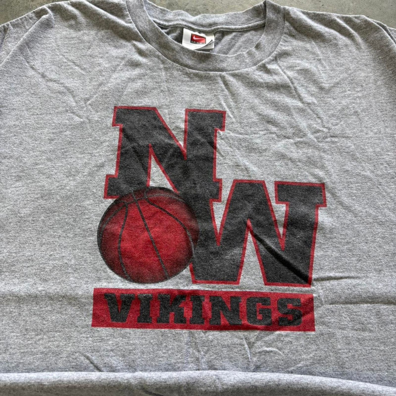 Nike × Vintage 90s Nike Basketball T-shirt Size US XXL / EU 58 / 5 - 2 Thumbnail