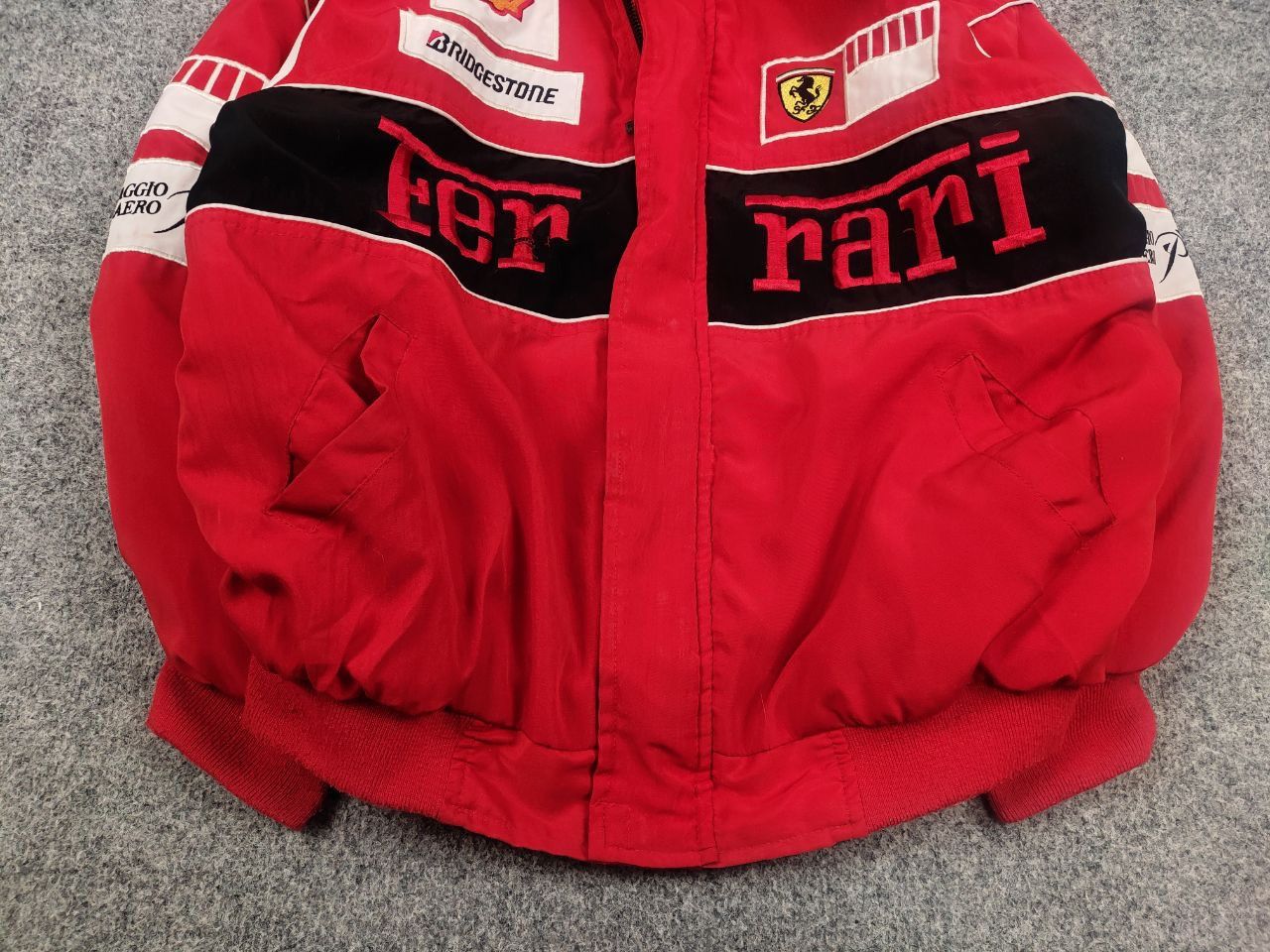 NASCAR Vintage Ferrari Red All logo Racing Bomber Jacket Y2K Style Size US M / EU 48-50 / 2 - 5 Thumbnail