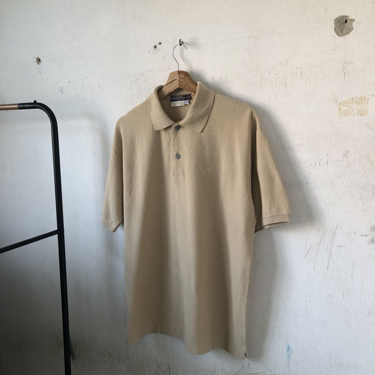 Salvatore Ferragamo Authentic Salvatore Ferragamo Polo Collar 🍒 Size US M / EU 48-50 / 2 - 1 Thumbnail