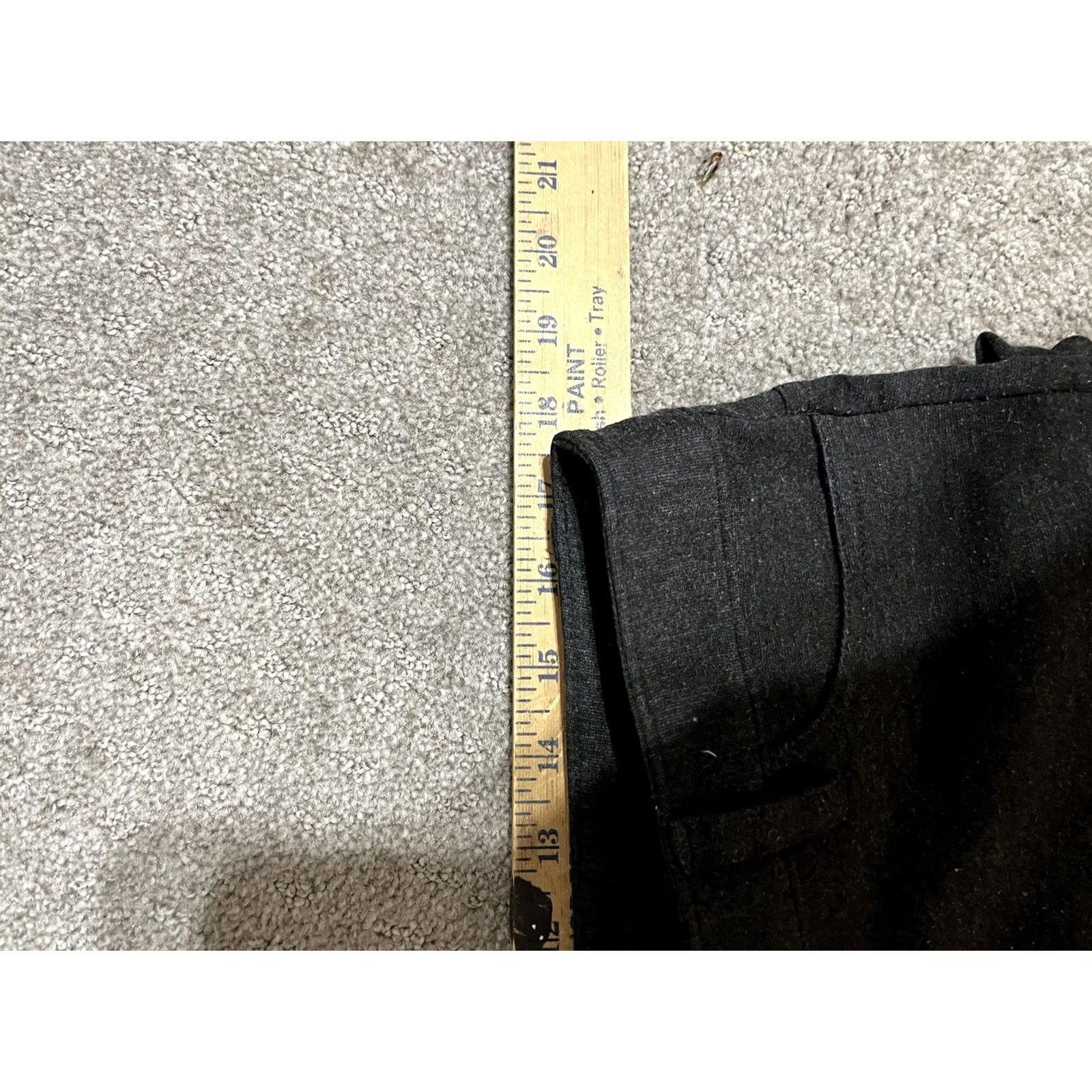 Express Express Ponte Pant Women L Gray Button Stretch Straight Leg Workwear Office Size 36" / US 14 / IT 50 - 6 Thumbnail