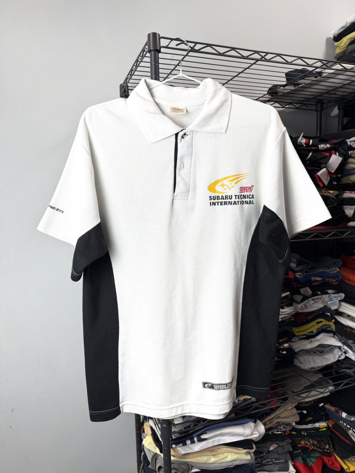 Vintage Vintage Subaru WRX STI Racing Polo T Shirt Rally Size US L / EU 52-54 / 3 - 2 Thumbnail
