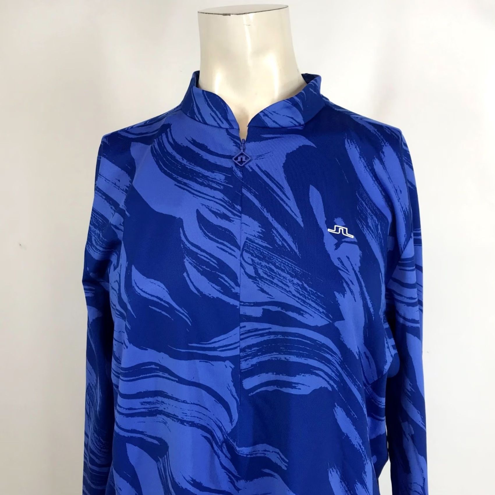 J.Lindeberg J. LINDEBERG MARILYN HALF ZIP MID LAYER PULLOVER TOP BLUE WOMEN'S XL Size XL / US 12-14 / IT 48-50 - 2 Thumbnail