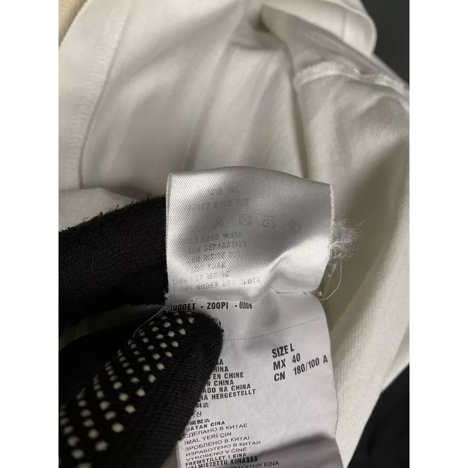 Prada Prada Red Tab Luxury Men's White Polo T-Shirt Size L Size US L / EU 52-54 / 3 - 14 Thumbnail