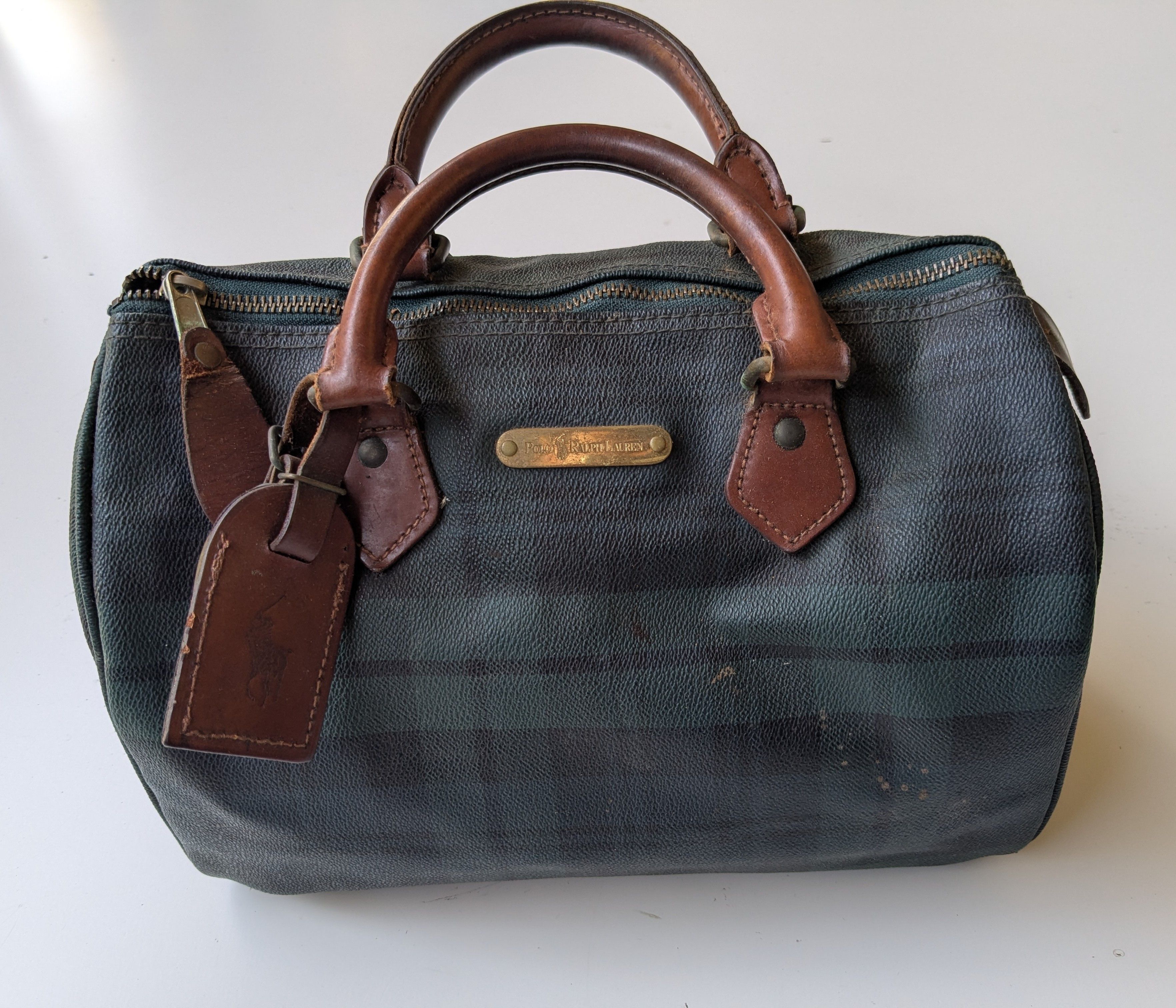 Polo Ralph Lauren Vintage Polo Ralph Lauren Blackwatch Plaid Speedy Boston bag Size ONE SIZE - 1 Thumbnail