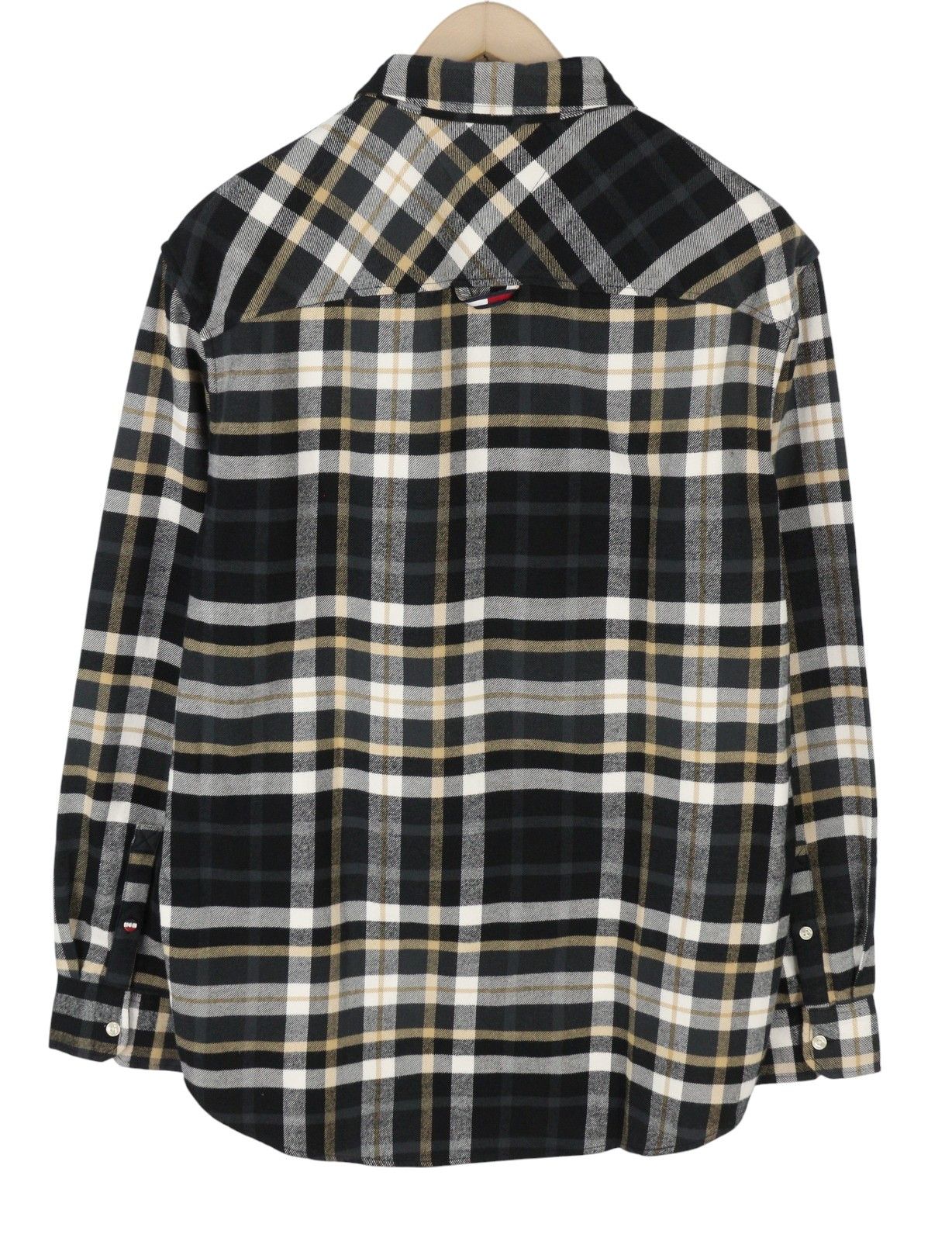 Tommy Hilfiger M Flannel Plaid Button-Up Logo 87681 Size US M / EU 48-50 / 2 - 2 Thumbnail
