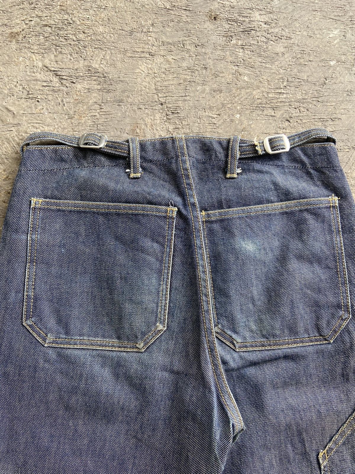 Issey Miyake 2000s Zucca by Issey Miyake - Blue Indigo Carpenter Pants Size US 30 / EU 46 - 11 Thumbnail