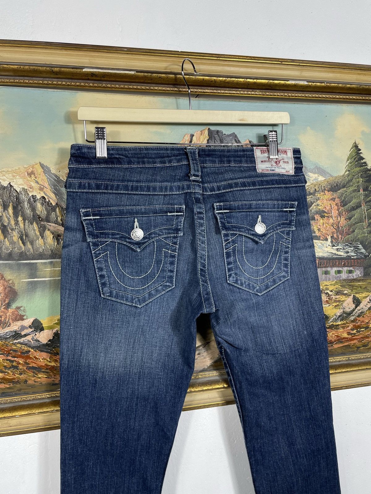 True Religion × Vintage True Religion Vintage Y2k Denim Jeans Trousers Pants Swag Size 29" - 9 Thumbnail