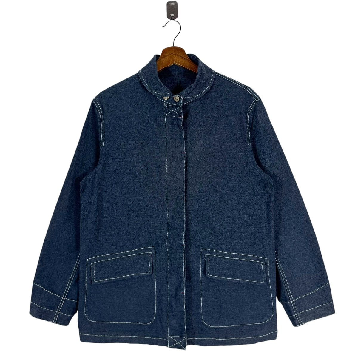 Vintage VINTAGE WEST WIND DENIM CHORE JACKET Size US M / EU 48-50 / 2 - 1 Thumbnail