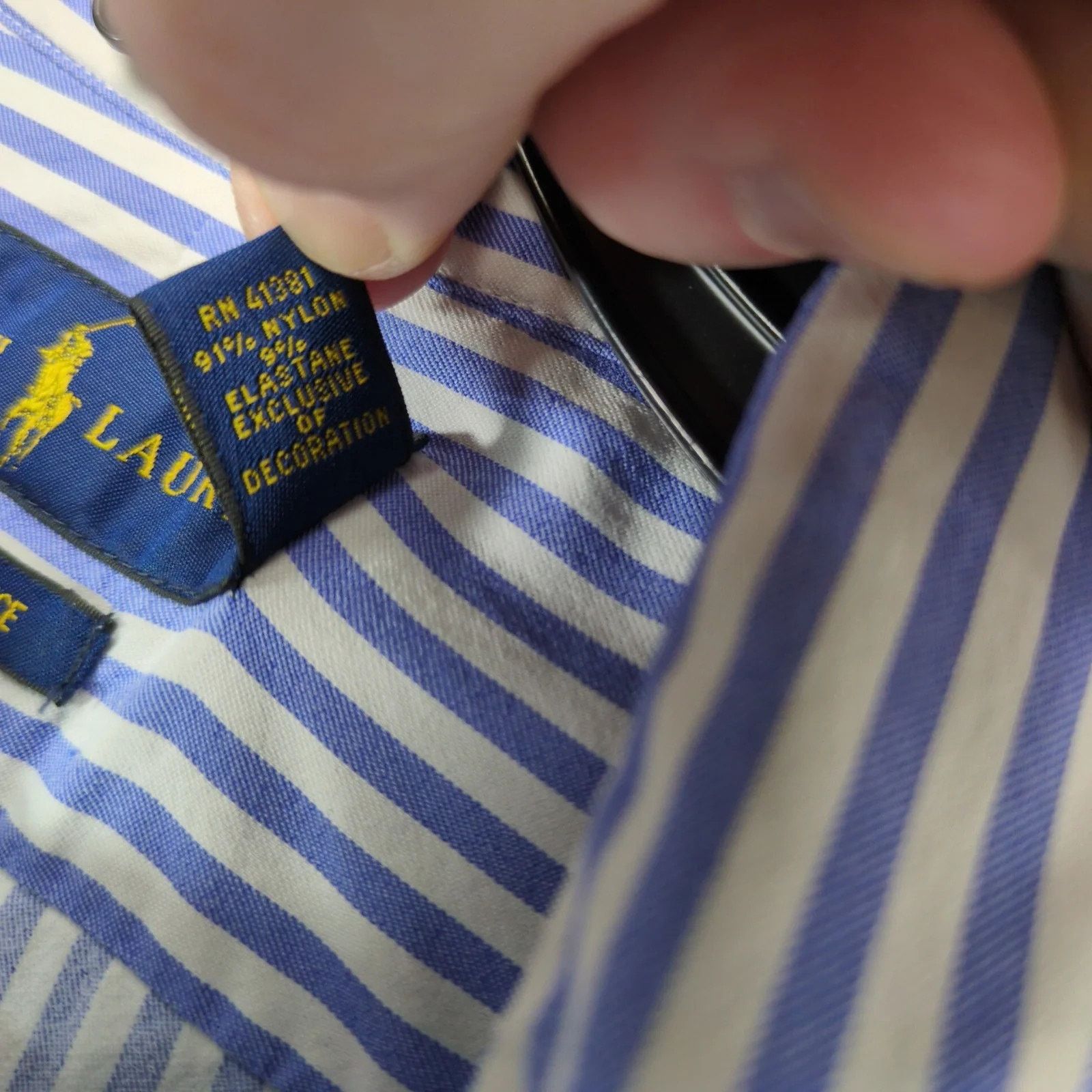 Ralph Lauren Ralph Lauren Performance Long Sleeve Button Down Shirt XL Size US XL / EU 56 / 4 - 4 Thumbnail