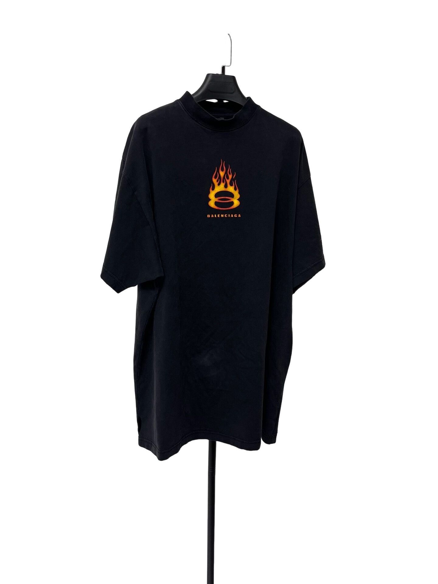 Balenciaga Balenciaga Flame Logo T-Shirt Size 2 Size US M / EU 48-50 / 2 - 1 Thumbnail