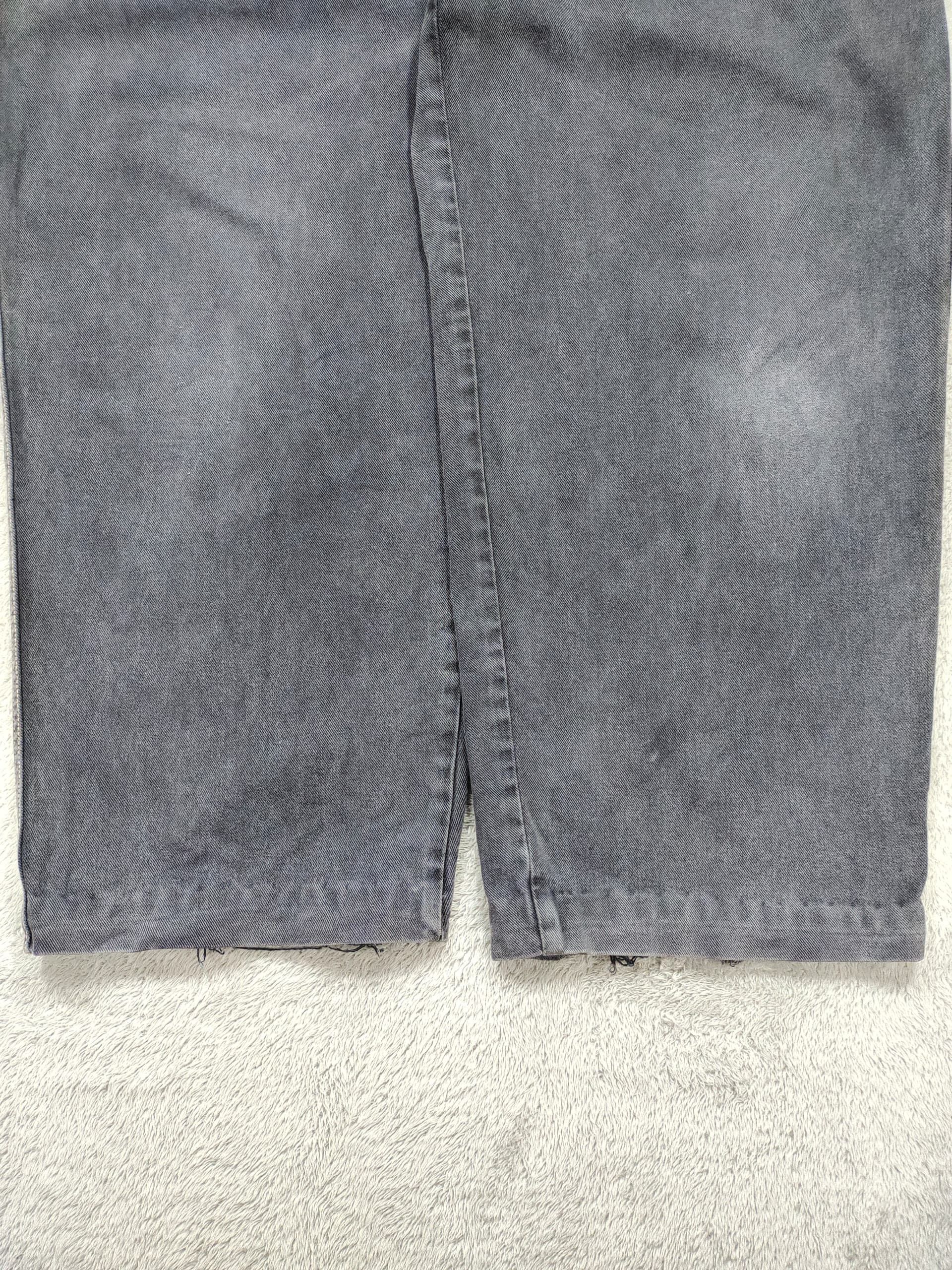 JNCO VINTAGE DISTRESSED VISITOR PRODUCTION BAGGY JEANS Size US 35 - 9 Thumbnail