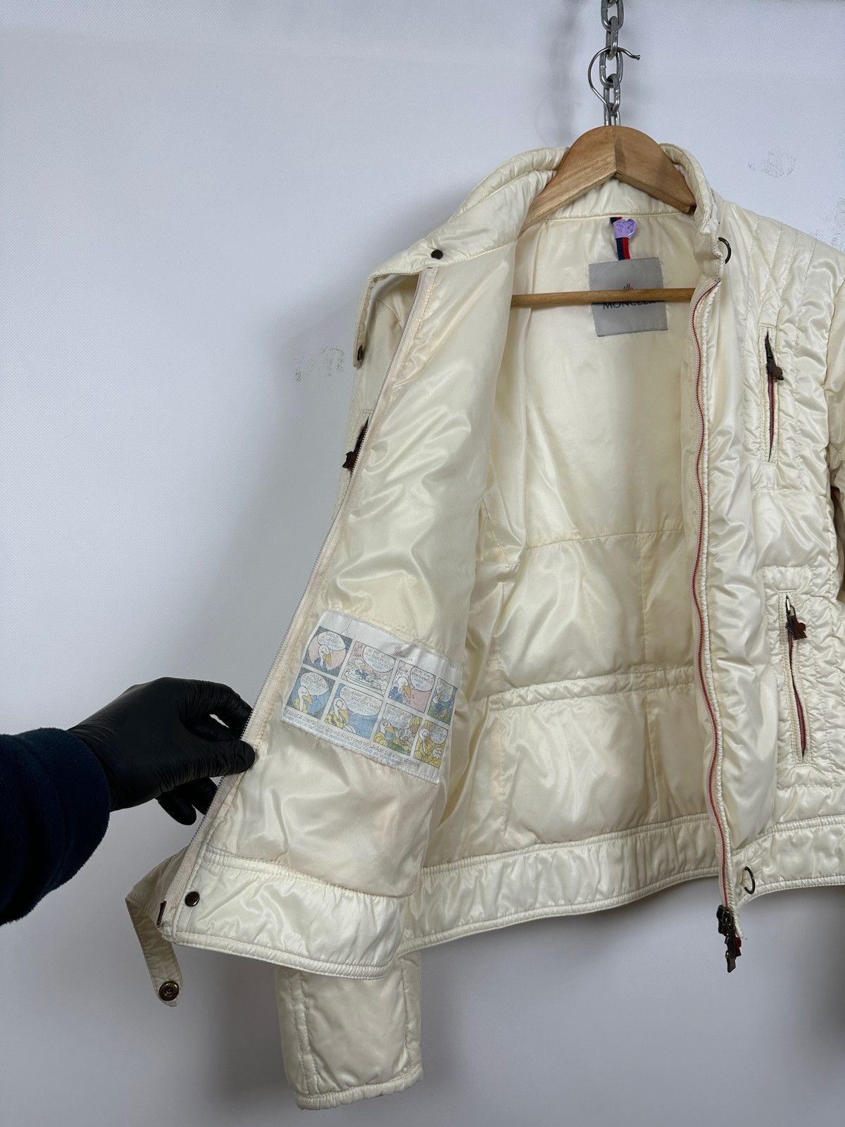 Moncler Moncler Grenoble Light Beige Zip Up Down Puffer Jacket Size XL / US 12-14 / IT 48-50 - 14 Thumbnail