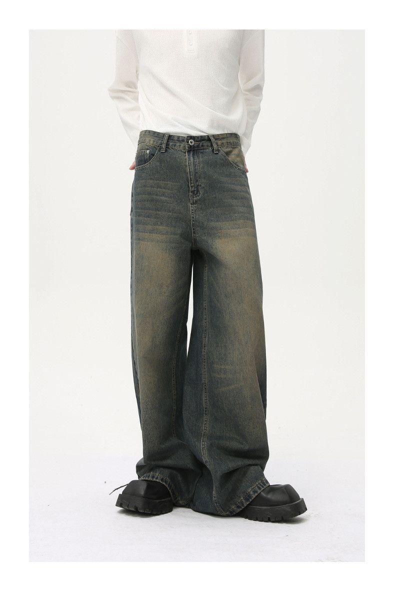 Japanese Brand × Jean Japanese fashion distressed retro casual versatile jeans Size US 34 / EU 50 - 1 Thumbnail