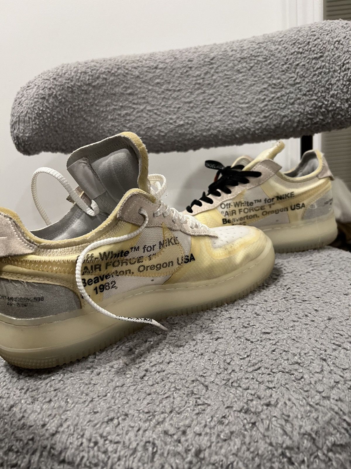 Nike × Off-White Off White x Nike Air Force Size US 9 / EU 42 - 6 Thumbnail
