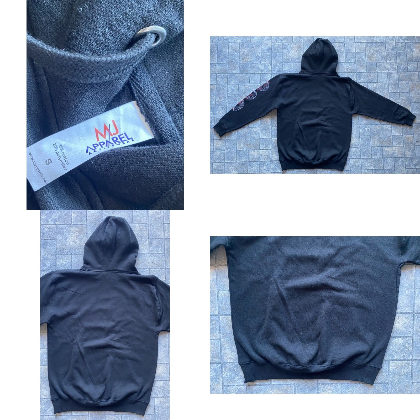 Vintage MJ Apparel Hoodie Mens S Black Backstreet Boys DNA World Tour Pullover Size US S / EU 44-46 / 1 - 9 Thumbnail